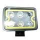 Proiector lucru 110x78, LED, 1450lm, 9-30V / 18W, cu lupa si contur, 42014