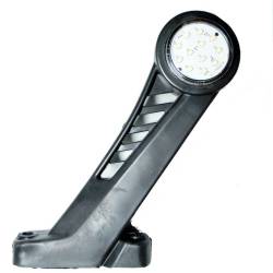 Lampa gabarit cu brat oblic 45°, 170mm, LED, alba, rosie si galbena, stanga/dreapta, 12-24V, NEW07