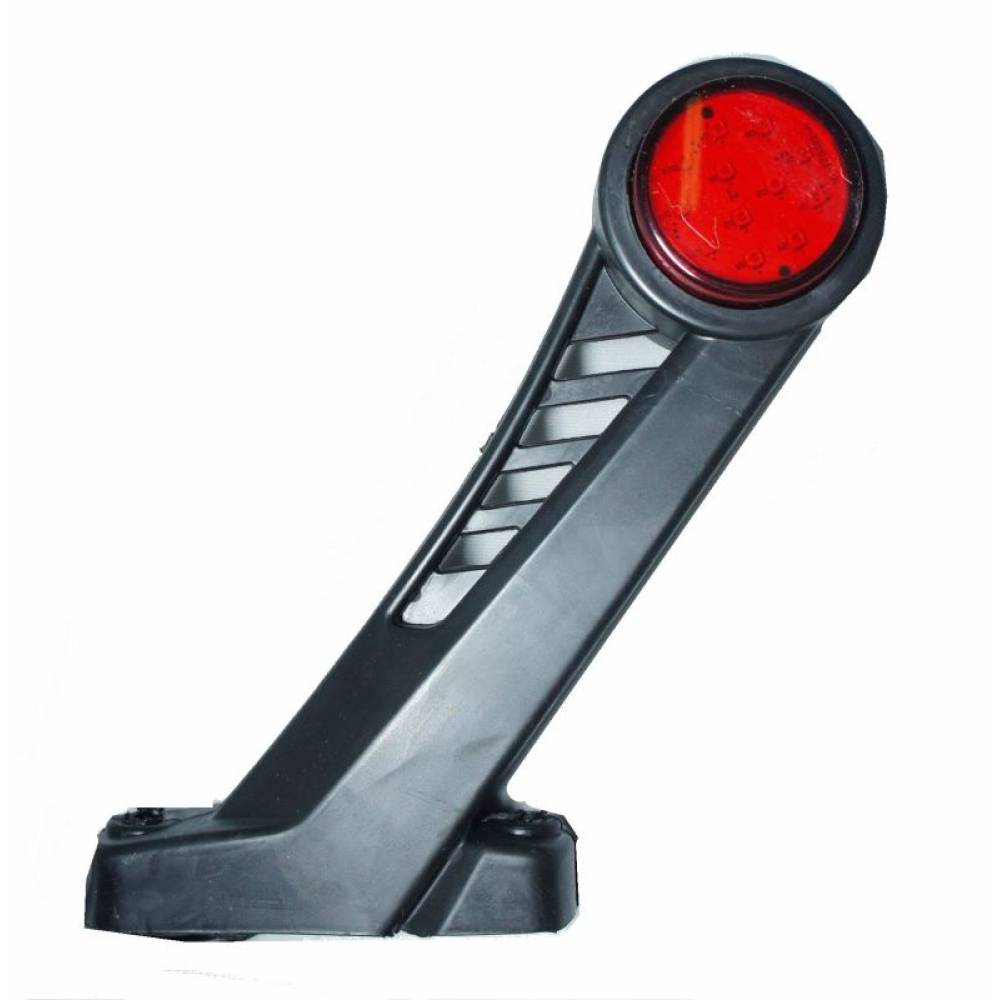Lampa gabarit cu brat oblic 45°, 170mm, LED, alba, rosie si galbena, stanga/dreapta, 12-24V, NEW07