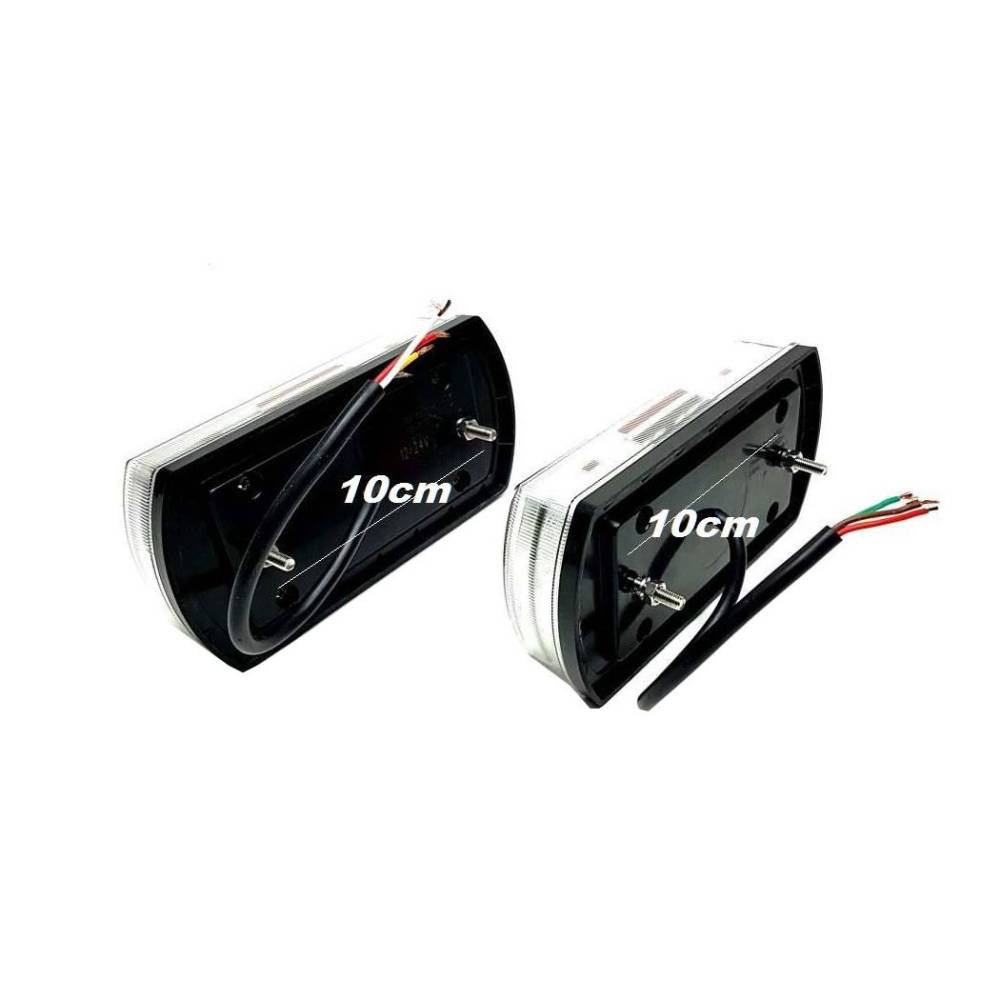 Lampa spate 165x80, 5 functii, iluminare numar, LED Neon, stanga, TRS030 TR-S Dafa