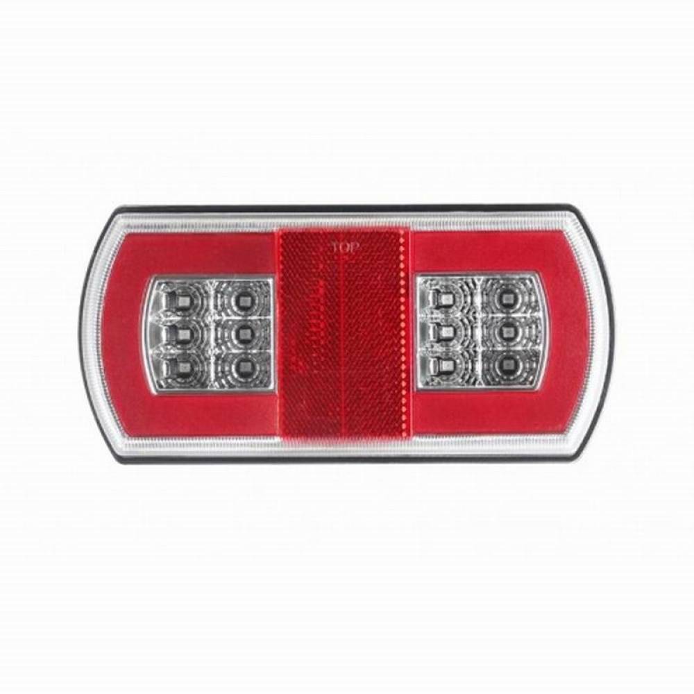 Lampa spate 165x80, 5 functii, iluminare numar, LED Neon, stanga, TRS030 TR-S Dafa