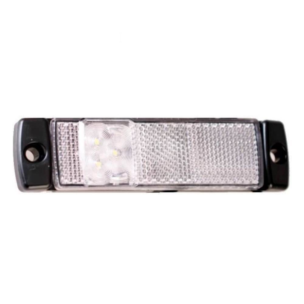 Lampa gabarit 100x32, LED, alba, cu suport cu urechi, 24V H5 339-24A