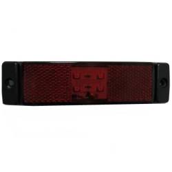 Lampa gabarit 100x32, LED, rosie, 24V, H5 340-24R