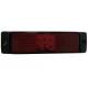 Lampa gabarit 100x32, LED, rosie, 24V, H5 340-24R