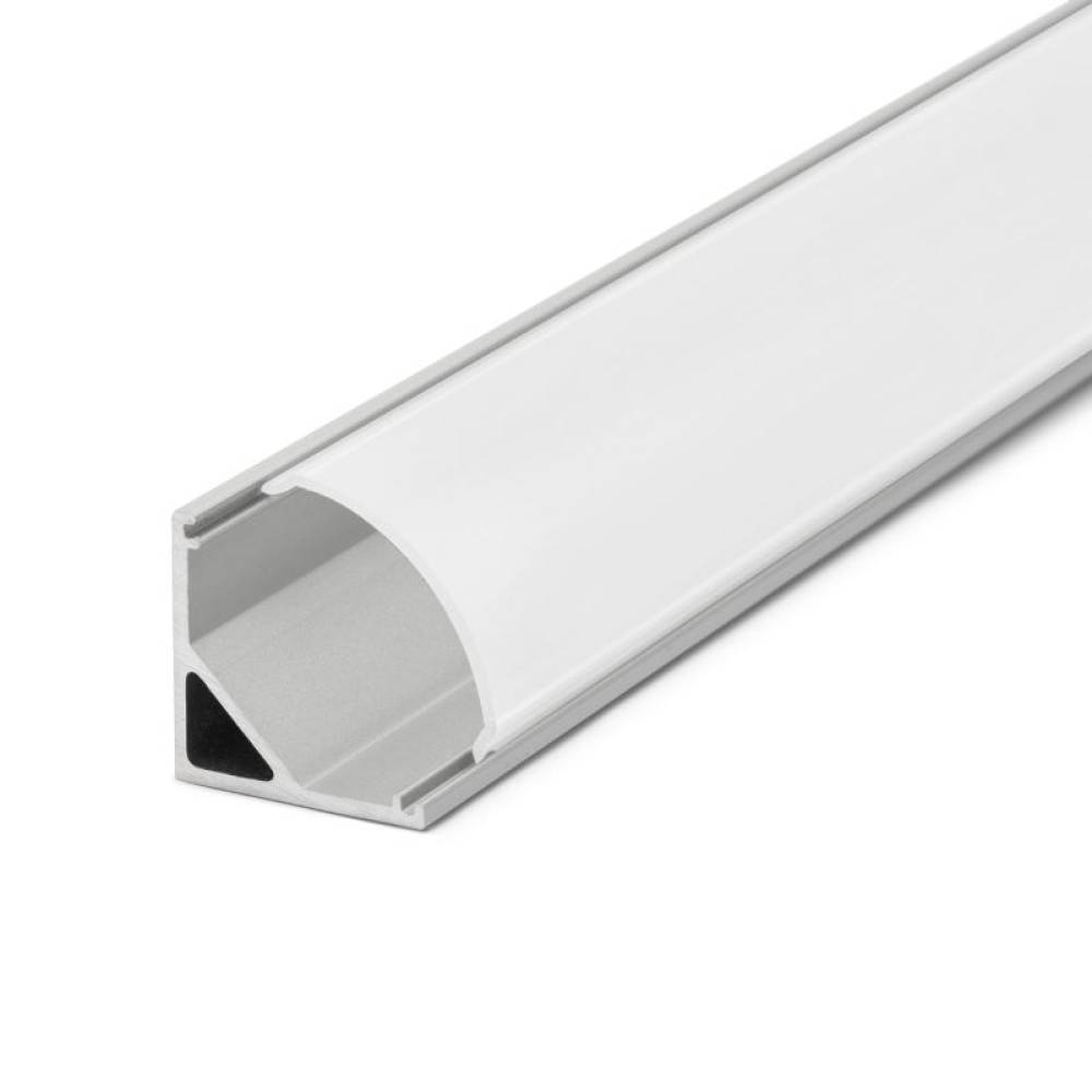 Suport profil aluminiu 1mx56x10mm in colt, fara dispersor, pentru banda LED, GLBZ 41012A1 Suport profil aluminiu 1mx56x10mm in colt, fara dispersor, pentru banda LED, GLBZ 41012A1