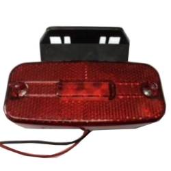 Lampa gabarit 110x50, rosie, cu suport, Iveco, 12-24V New01R
