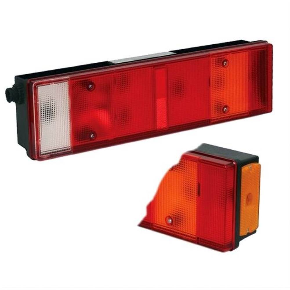 Lampa spate 465x130, 8 functii, cu mufa laterala, dreapta, LT250ml Promot