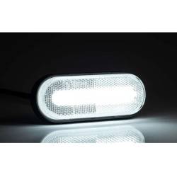 Lampa gabarit 124x51, LED, alba, 12-36V, FT-070-B Fristom