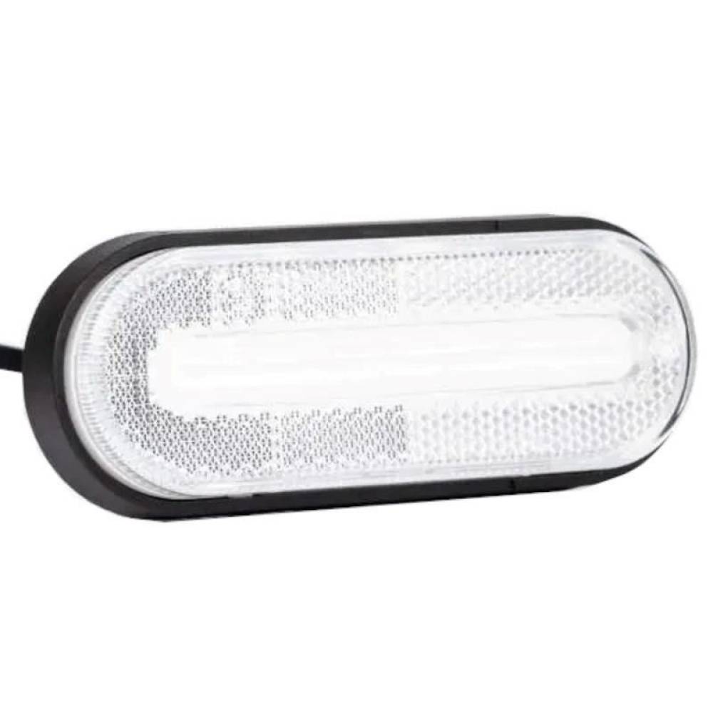 Lampa gabarit 124x51, LED, alba, 12-36V, FT-070-B Fristom