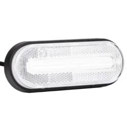Lampa gabarit 124x51, LED, alba, 12-36V, FT-070-B Fristom