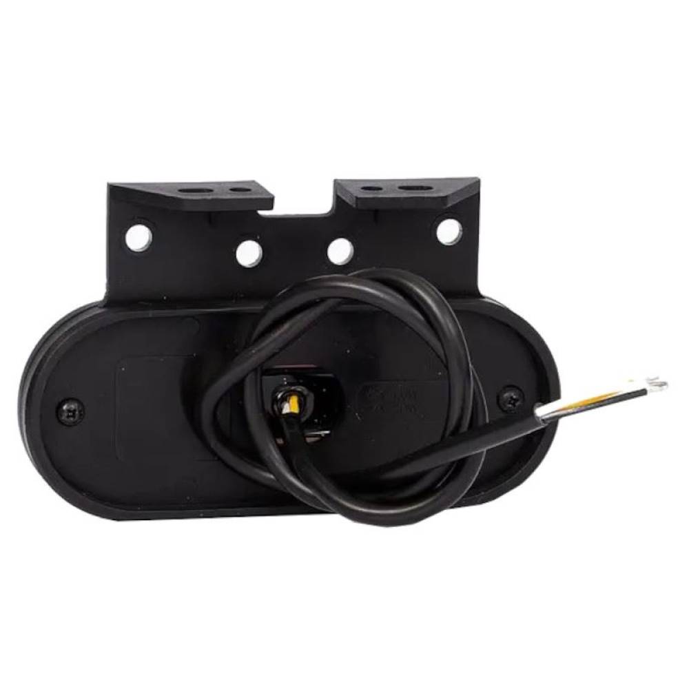 Lampa gabarit 124x51, LED, cu semnalizare, cu suport, galbena, 12-36V, FT-071-Z+K Fristom