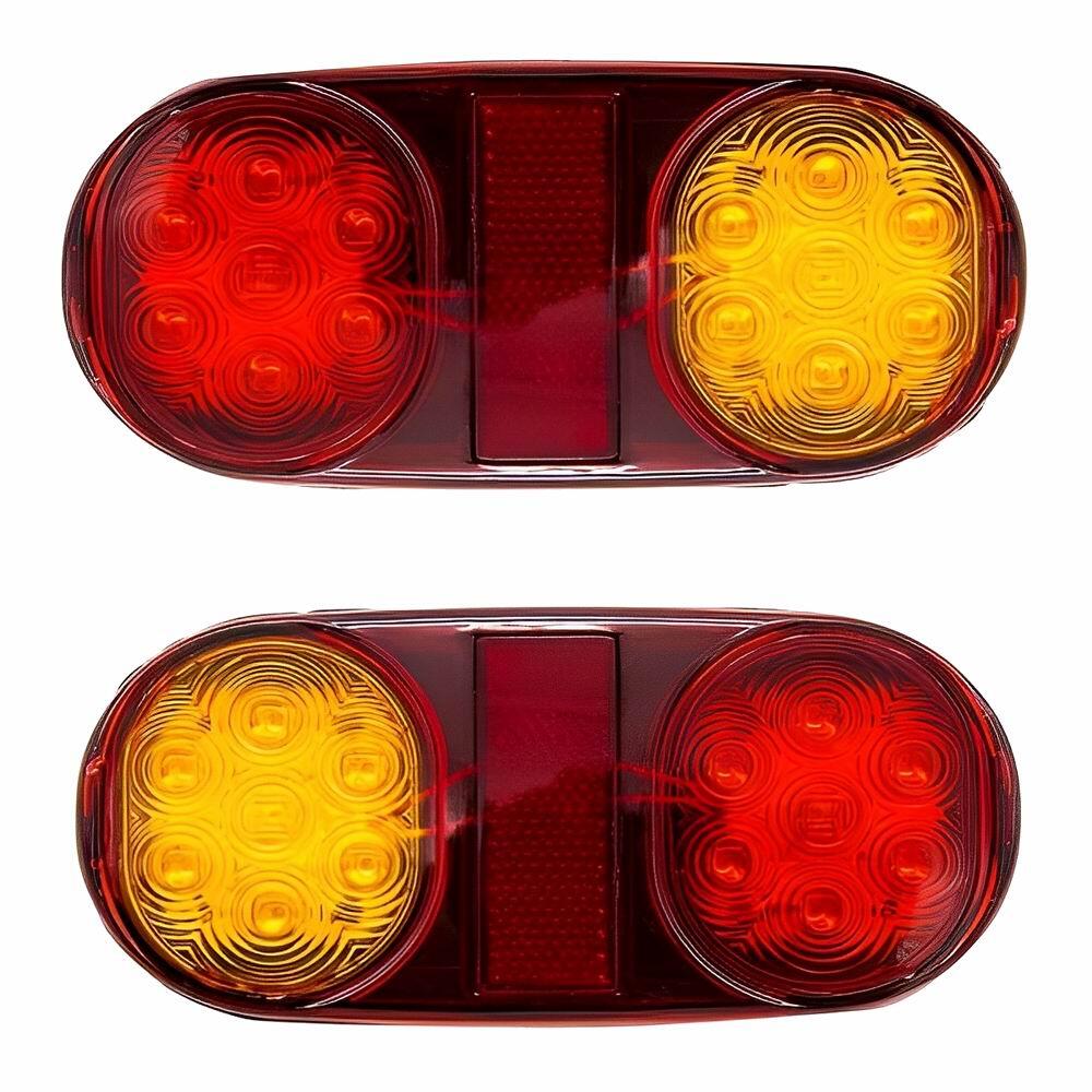 Lampa spate 160x76, dreapta-stanga, 4 functii, catadioptru, 12-24V, 18 LED-uri, JCB TT.12014