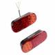 Lampa spate 160x76, dreapta-stanga, 4 functii, catadioptru, 12-24V, 18 LED-uri, JCB TT.12014