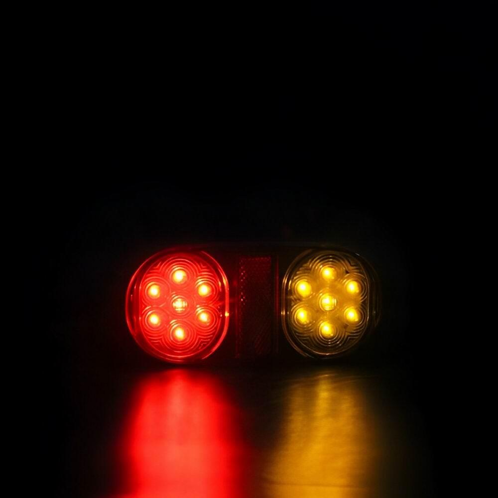 Lampa spate 160x76, dreapta-stanga, 4 functii, catadioptru, 12-24V, 18 LED-uri, JCB TT.12014