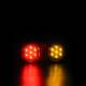 Lampa spate 160x76, dreapta-stanga, 4 functii, catadioptru, 12-24V, 18 LED-uri, JCB TT.12014