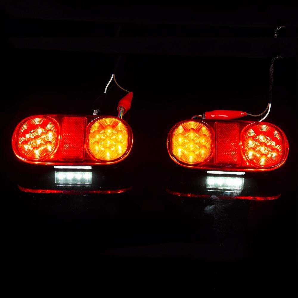 Lampa spate 160x76, dreapta-stanga, 4 functii, catadioptru, 12-24V, 18 LED-uri, JCB TT.12014