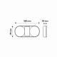 Lampa spate 160x76, dreapta-stanga, 4 functii, catadioptru, 12-24V, 18 LED-uri, JCB TT.12014