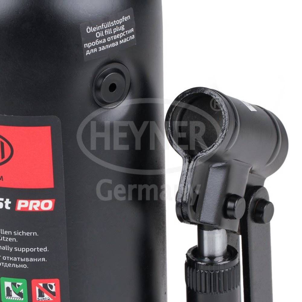 Cric hidraulic piston dublu 5T, DoubleLift PRO Crom Heyner 346.05