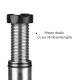 Cric hidraulic 12T, cu piston dublu, inaltime de ridicare 23cm - 49cm, DoubleLift Pro Crom 346.12 Heyner