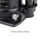 Cric hidraulic 12T, cu piston dublu, inaltime de ridicare 23cm - 49cm, DoubleLift Pro Crom 346.12 Heyner