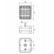 Lampa ceata, 68x78, 16 LED-uri, FT-040 Fristom