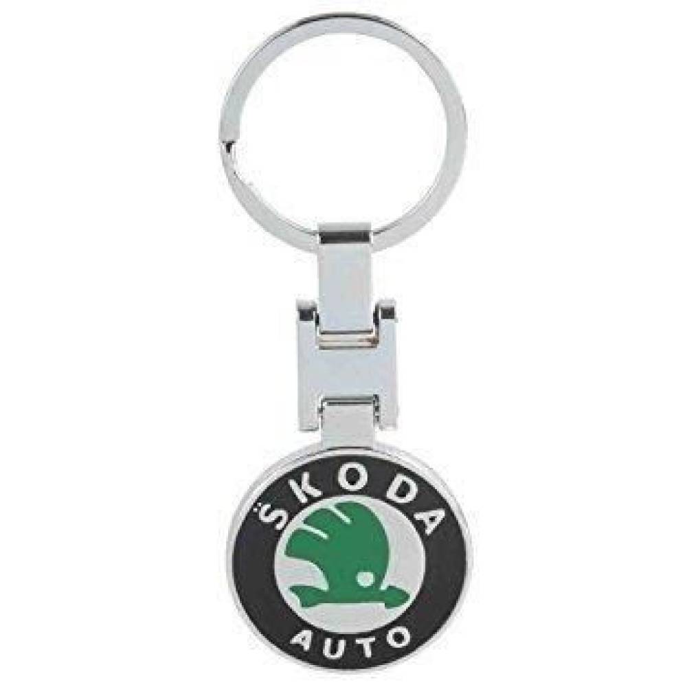 Breloc chei metal marci auto Skoda