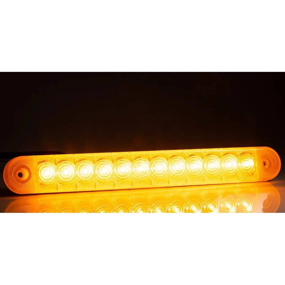 Lampa gabarit 225x28, LED, galbena, autoadeziva, 12-36V, FT-195Z Fristom Lampa gabarit 225x28, LED, galbena, autoadeziva, 12-36V, FT-195Z Fristom
