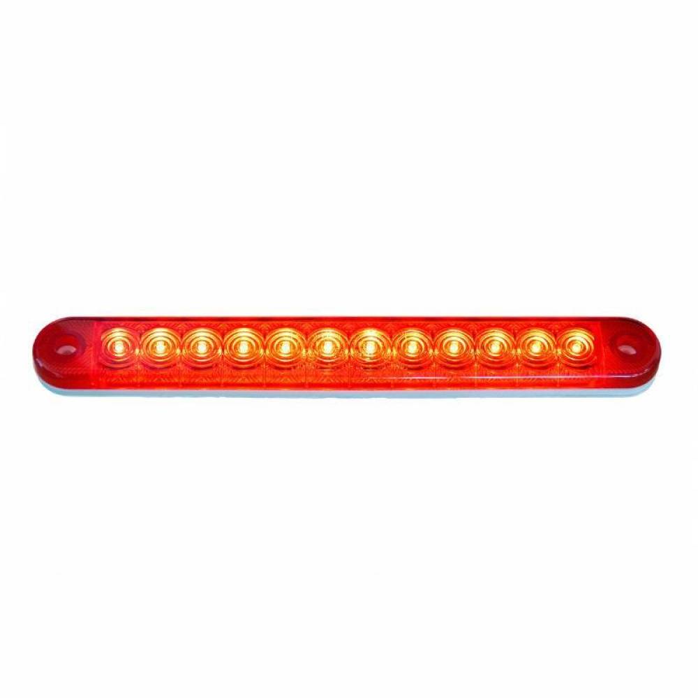 Lampa gabarit 225x28, LED, rosie, autoadeziva, 12-36V, FT-195C Fristom
