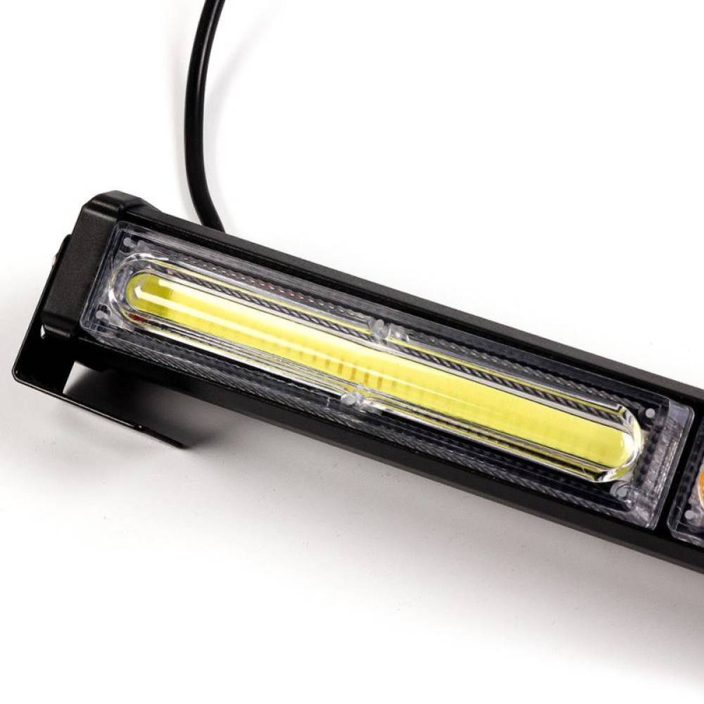 Proiector stroboscopic LED galben 12-24V 823-4COB HLUC