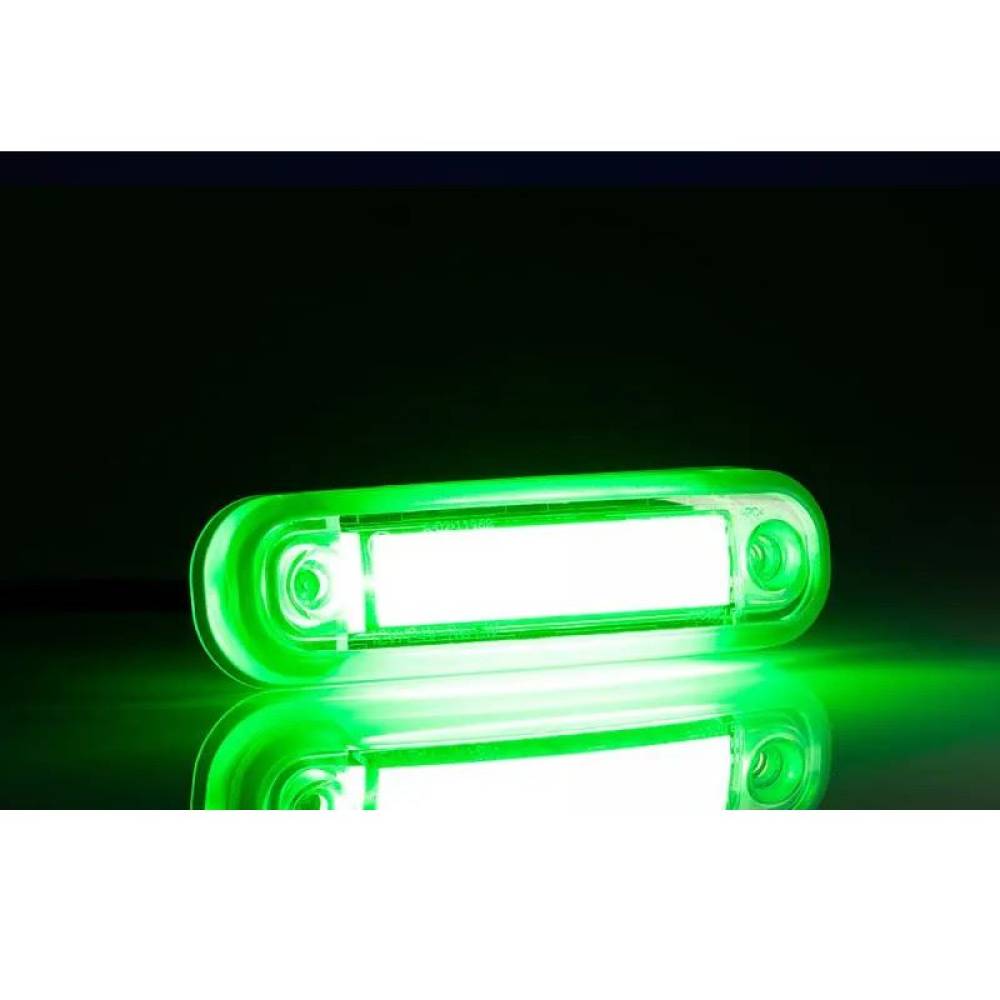 Lampa gabarit 110x30.5, LED, verde, 12-36V,  FT-045 Ziel Fristom