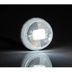 Lampa gabarit fi80, LED, alba, 12-30V, FT-060 B Fristom