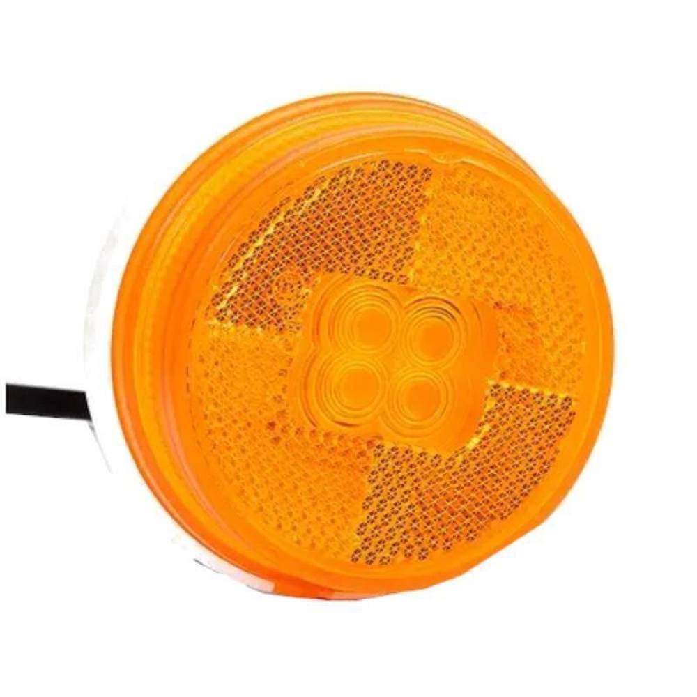 Lampa gabarit fi80, LED, galbena, 12-30V, FT-060 Z Fristom