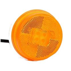 Lampa gabarit fi80, LED, galbena, 12-30V, FT-060 Z Fristom