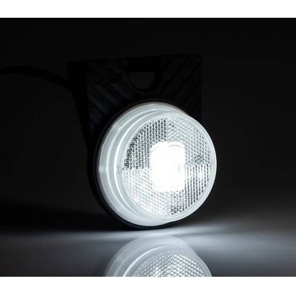 Lampa gabarit fi80, LED, alba, dreapta, 12-30V, FT-060 P B+K Fristom