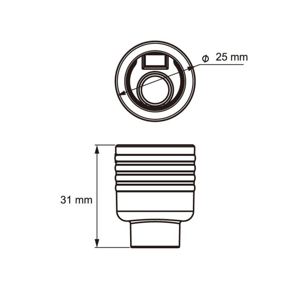 Mufa conector lampa fisa AMP 7 pini Ka E1333