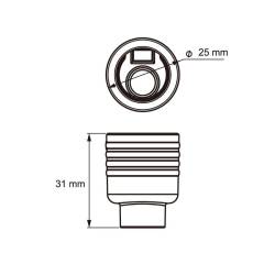 Mufa conector lampa fisa AMP 7 pini Ka E1333 Mufa conector lampa fisa AMP 7 pini Ka E1333