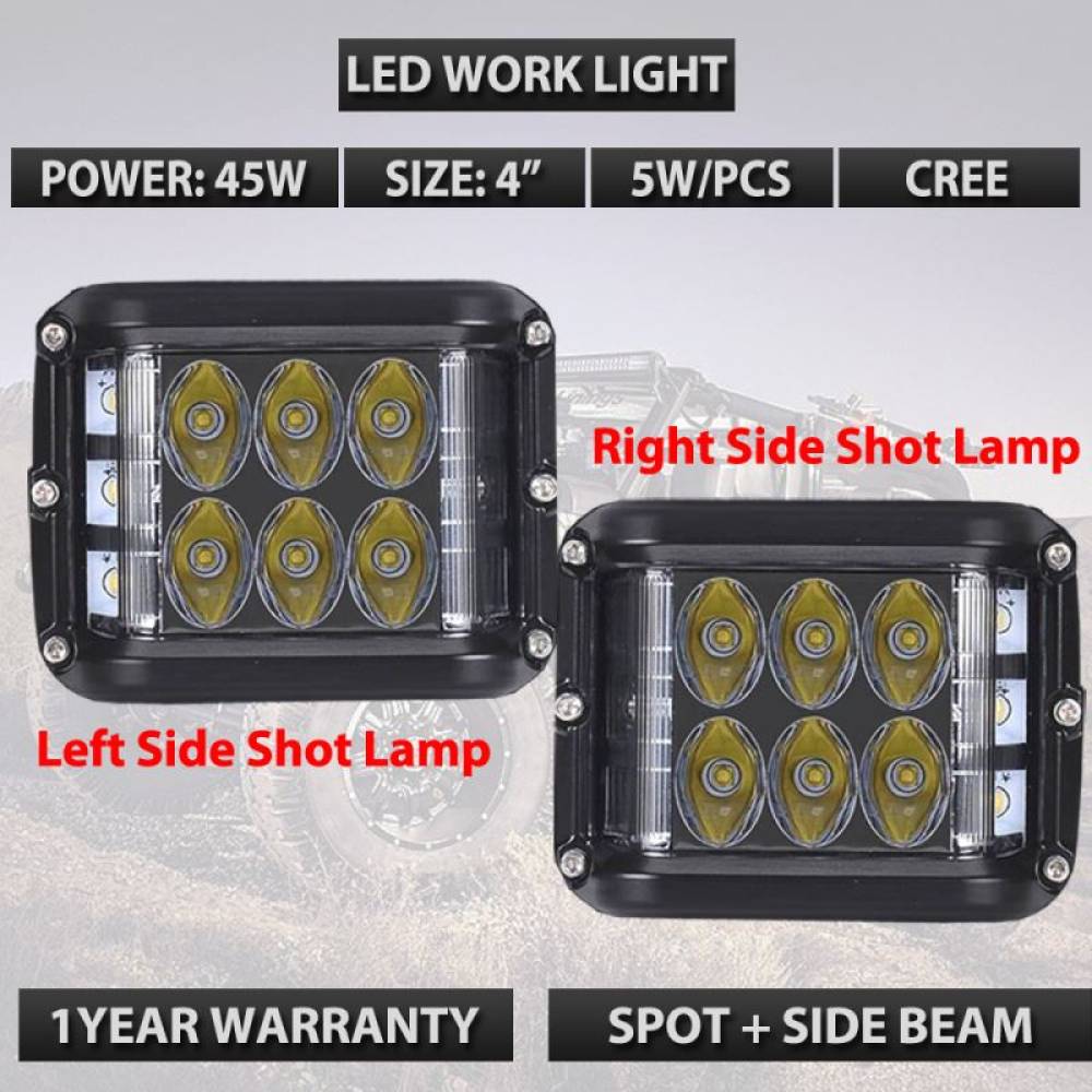 Set proiector lucru 97x83, LED, 9-30V, 2800lm, Cube L0061