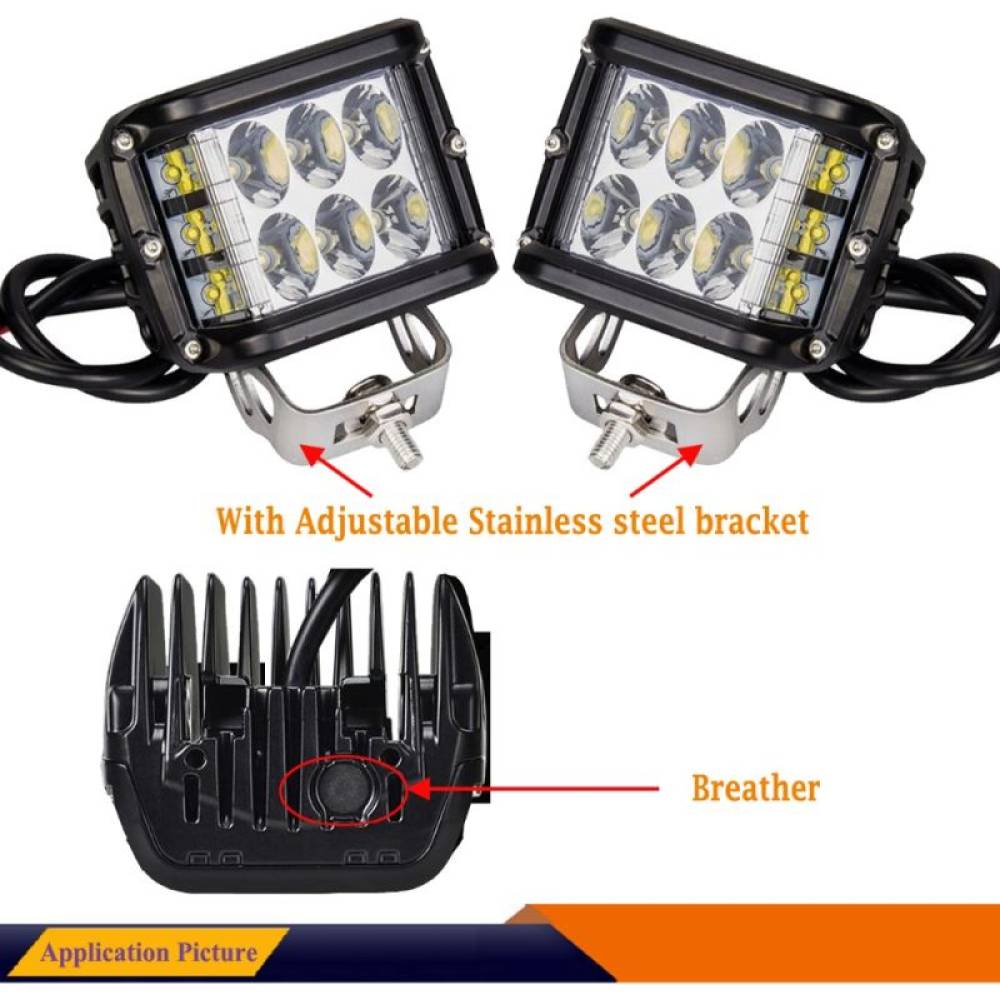 Set proiector lucru 97x83, LED, 9-30V, 2800lm, Cube L0061