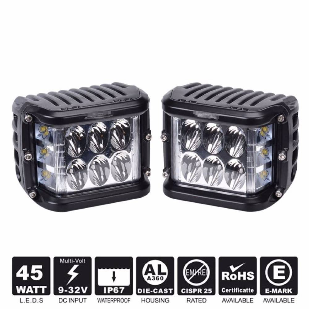 Set proiector lucru 97x83, LED, 9-30V, 2800lm, Cube L0061