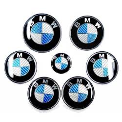 Set embleme metalice BMW Carbon Set embleme metalice BMW Carbon