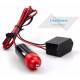 Fir neon cu LED-uri, 2m, 12V cu droser si stecher, galben