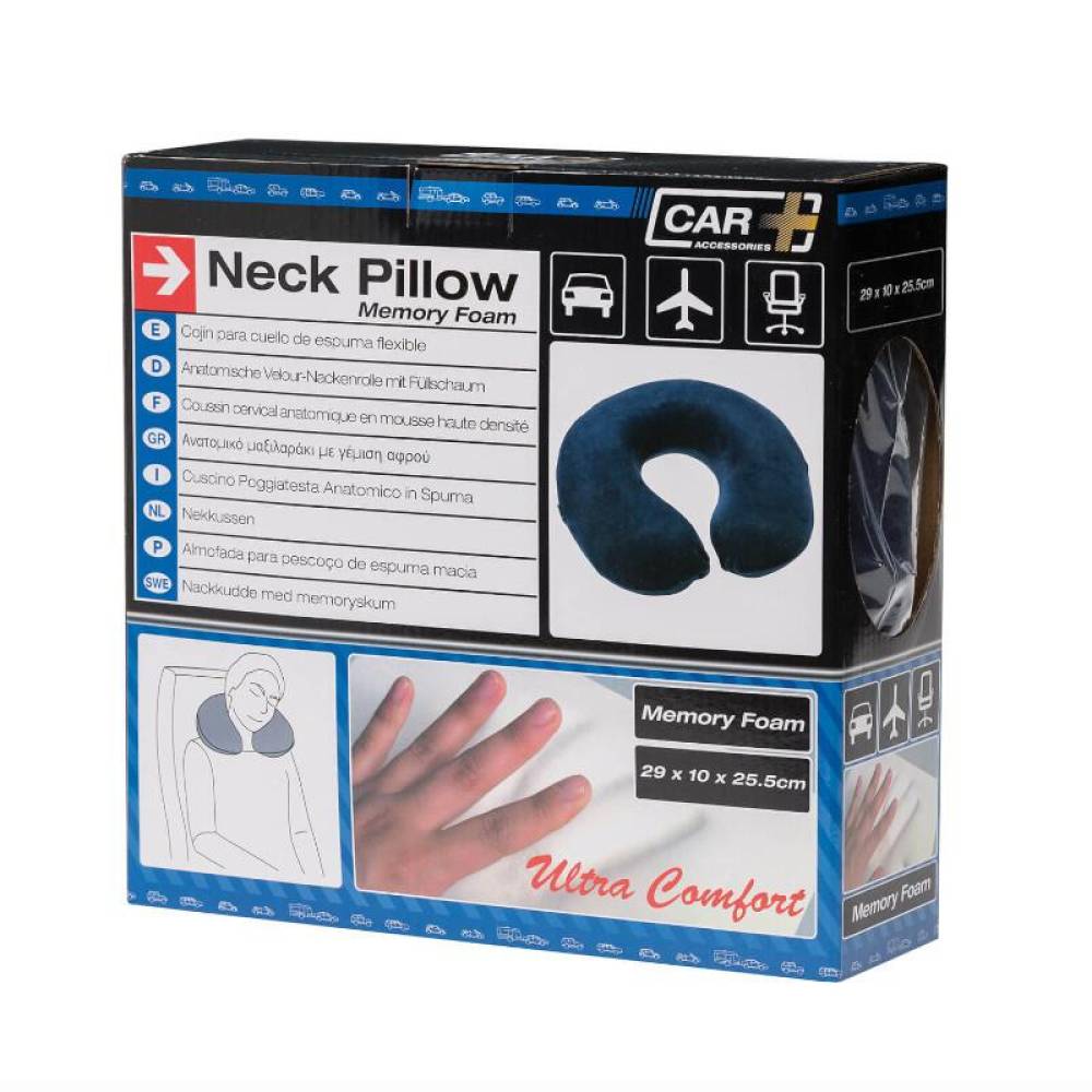 Perna suport gat cu spuma memorie latex, 29x25cm, Ultra Comfort, 3012371 Car+ Perna suport gat cu spuma memorie latex, 29x25cm, Ultra Comfort, 3012371 Car+