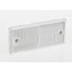 Catadioptru dreptunghiular cu gaura alb 90x40  DOB-034-B Fristom
