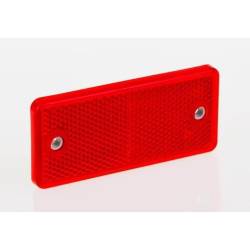 Catadioptru dreptunghiular cu gaura, rosu 90x40 DOB-034-C Fristom