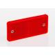 Catadioptru dreptunghiular cu gaura, rosu 90x40 DOB-034-C Fristom