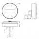 Lampa stop fi122, 3 functii, hamburger, LED, L1837 TruckLed