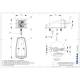 Lampa gabarit cabina 52x46, LED, alba, LD221 Horpol