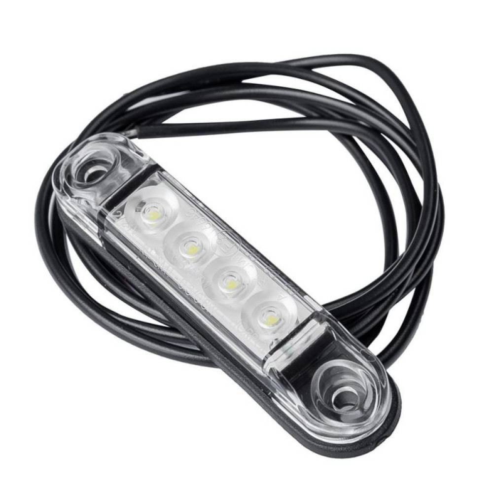 Lampa gabarit 78x22, LED, alba, slim 12-24V, LD2327 Horpol