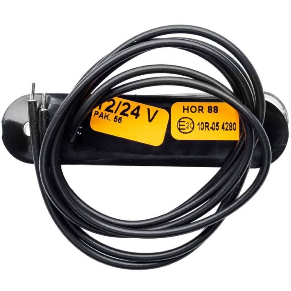 Lampa gabarit 78x22, LED, alba, slim 12-24V, LD2327 Horpol