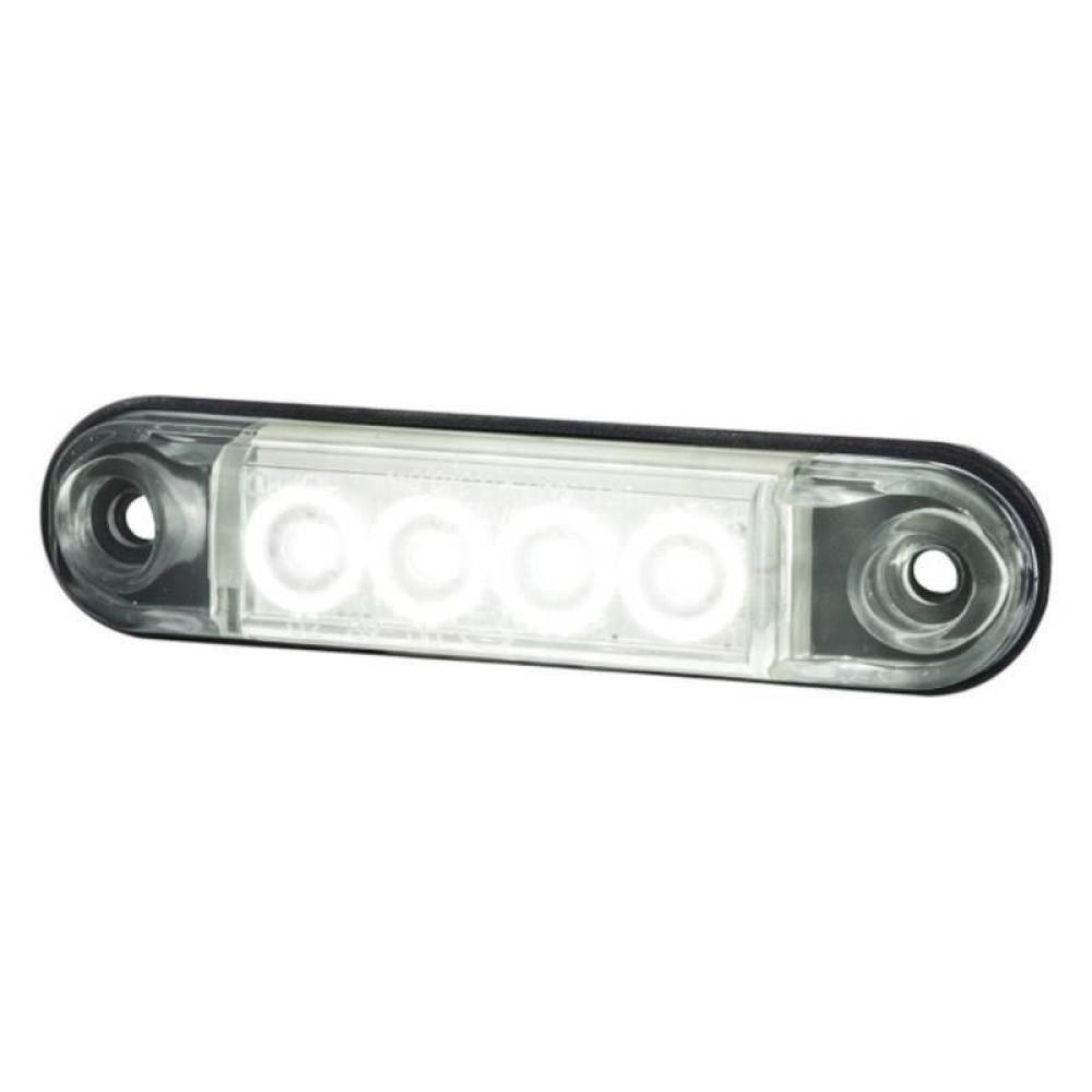 Lampa gabarit 78x22, LED, alba, slim 12-24V, LD2327 Horpol